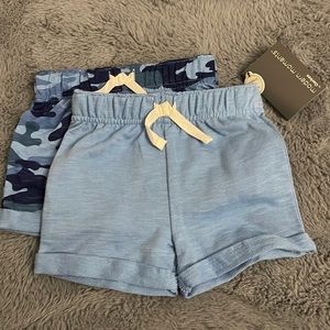 Modern Moments by Gerber Baby Boy Roll Cuff Shorts, 2 Pack